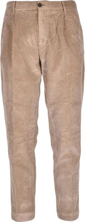 Out / Fit White Corduroy Cotton-Blend Pants