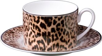 Roberto Cavalli Tea Cup & Saucer with Luxury Box in Jaguar at Nordstrom