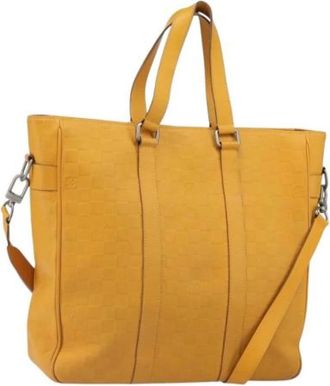 Louis Vuitton Pre-owned Tote Bags, female, Yellow, Size: ONE SIZE Pre-owned Vintage Tote Bag