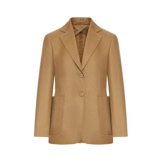 Max Mara Blazers, female, Brown, Size: XS Jacket Max Mara
