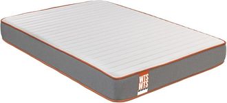 What The Sleep Colch&oacute;n 22cm, Visco, Blanco, 90x190