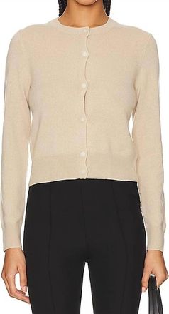 Nili Lotan March Cardigan In Taupe