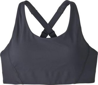 Patagonia Shadowlite Mid Impact Adjustable Bra Sport-BH f&uuml;r Damen | grau