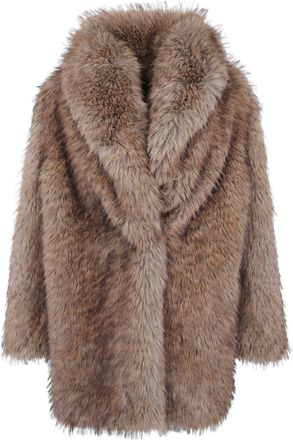 Frankie Shop Short Faux Fur Coat Belle