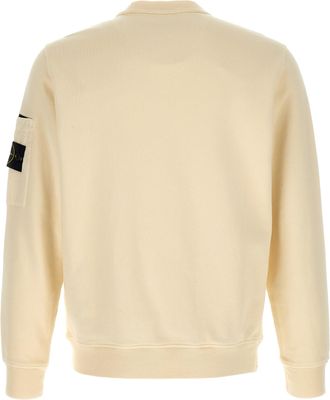 Stone Island Mens Beige Cotton Sweatshirt Clothing