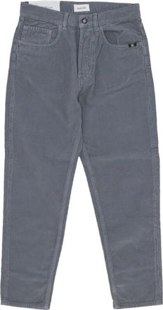 Amish Fluwelen Werkbroek Antraciet - Heren - Straight fit broeken - Grijs - W36 - Katoen - Broeken