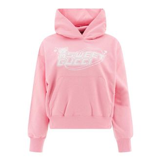 Gucci Mujer, Sudaderas, Rosa, Talla: S
