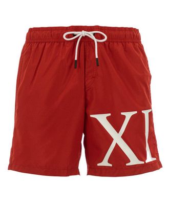 Dirk Bikkembergs Mens Men Swimshorts XI Red - Size Large