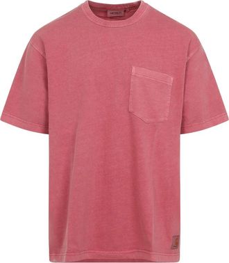 Carhartt Work in Progress T Shirt Rosa-Uomo
