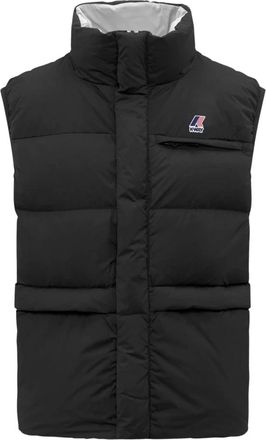 K-Way Jassen, Heren, Zwart, L, Leer, LE Vrai 4.0 Corin Heavy Warm Vest