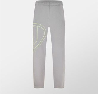 Diesel Mens Oval D Solid Straight Joggers in Frost Gray - Grey - Size X-Small