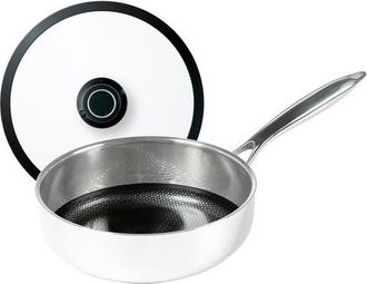 Frieling Black Cube Hybrid Quick Release 3-Quart Saute Pan w/Lid, 9.5-Inch in Silver at Nordstrom