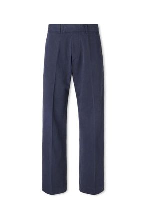 Tom Ford Wide-Leg Cotton-Drill Trousers