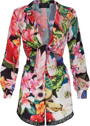 Philipp Plein Jumpsuit Flowers