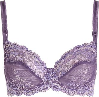 Wacoal Embrace Embroidered Lace Underwired bra - Purple - 36DD