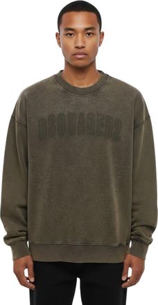 Dsquared2 Brown Crew Neck Sweatshirt