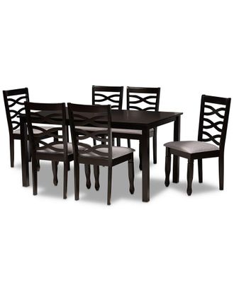 Baxton Studio Dnu Baxton Studio Lanier 7Pc Dining Set