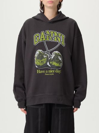 Ganni Sweatshirt GANNI Woman color Grey