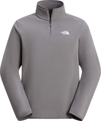 The North Face Glacier Fleece 1/4 Zip Jacket Fleecepullover f&uuml;r Herren | grau