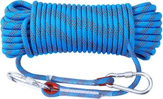 OEM Cuerda De Seguridad Para Exteriores De 20 M Y 8 Mm, Cuerda De Escalada, Cuerda De Rescate, Cuerda De Evacuaci&oacute;n, Cuerda De Escalada Para Exteriores Co