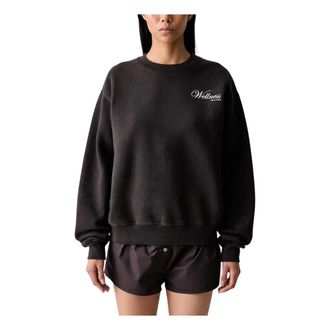 Sporty & Rich Classic Sweatshirt - Dames - Sweatshirts - Bruin - XS - Katoen - Hoodies & sweatvesten