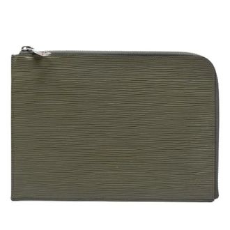 Louis Vuitton Pre-owned Clutches, female, Green, Size: ONE SIZE Pre-owned Pochette Jour