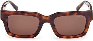 GANT Rectangular Sunglasses in Dark Havana /Brown at Nordstrom Rack