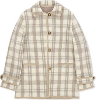 Fortela Danielle Plaid Wool Jacket in Multicolor at Nordstrom, Size 40 Eu