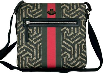 Gucci Pre-owned Gucci GG Supreme Caleido Web Bee Crossbody Ladies FS8ZWKR5Y567E0O3