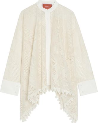 La DoubleJ LA Double J Lace Shirt - Cream - S (UK8-10 / S)