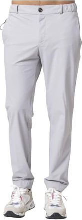 Roberto Ricci Design Pantalon Chino Technique - Heren - Slim Fit Broeken - Blauw - 2XS - Broeken
