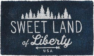 Tag Sweet Land Of Liberty Patriotic Coir Door Mat 4th of July in Blue at Nordstrom, Size Medium