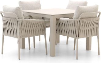 Suns Fiave/Monte Vari 100cm dining tuinset 5-delig