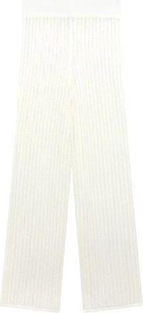 Alpha Studio Wijde broek - Dames - Wijde Broeken - Beige - M - Broeken