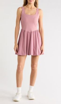 Zella Outscore Hybrid Bubble Hem Dress in Pink Nostalgia at Nordstrom Rack, Size X-Large
