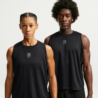 Nike Sabrina Nike Mens Aero-FIT Sleeveless Basketball Top in Black | IQ8286-010