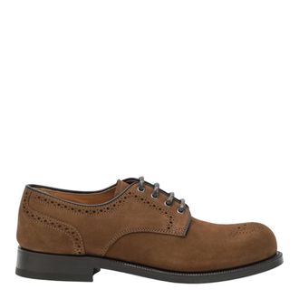 Churchs Sidbury Suede Derby Brogue - Shoes - Hombre - Marr&oacute;n - 41 1/2 EU