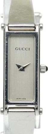 Gucci Pre-owned Watches, female, Gray, Size: ONE SIZE Pre-owned Stainless Steel Watch