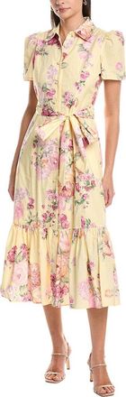 Anne Klein Short Sleeve Tiered Shirtdress