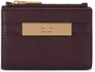 Elisabetta Franchi Portafoglio con zip - Rosso