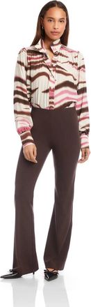 Fifteen Twenty Bootcut Pants In Brown