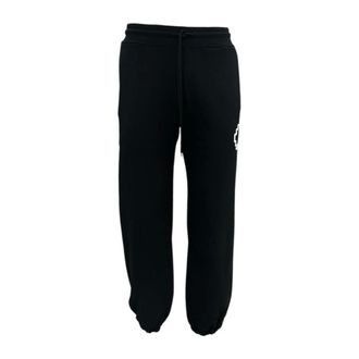 Marcelo Burlon Sweatpants, male, Black, Size: XS Slim Fit Trousers