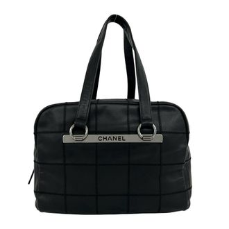 Chanel Black Grained Calfskin Tote Bag (Pre-Owned)