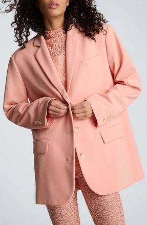 Kenneth Cole Boyfriend Blazer in Soft Peach at Nordstrom, Size X-Small