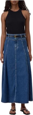 Closed Denim Maxi Rok - Dames - Spijkerrokken - Blauw - W25 - Denim - Rokken