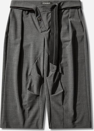 Ottolinger Women s Strapped Baggy Suit Shorts Grey