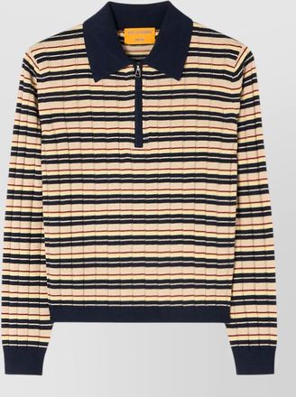 Guest In Residence silk track polo sweatshirt