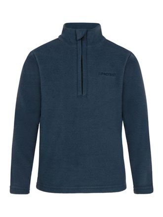 Protest Stehkragenpullover PROTEST Fleecepullover PERFECT TD, Herren, Gr. 92, blau (blau nights), Obermaterial: 100% Polyester PES., Pullover Stehkragenpullov