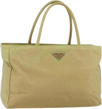 Prada Pre-owned Tote Bags, female, Beige, Size: ONE SIZE Pre-owned Vintage Tote Bag