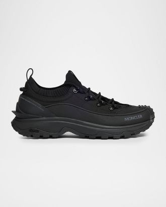 Moncler Men & apos;s Trailgrip Lite3 Nubuck & Suede Low-Top Sneakers